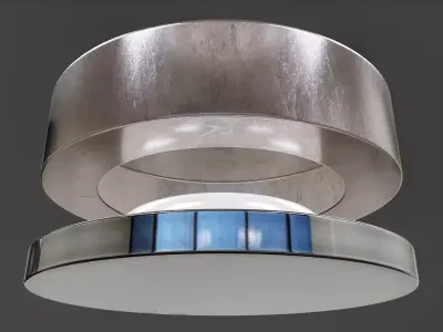 Bathroom Ceiling Light V01 - High Poly 3D model