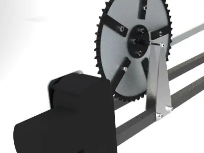 Electromechanical can crusher Free 3D model