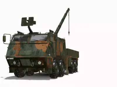 astros lll 8x8 AV RMD Low-poly 3D model