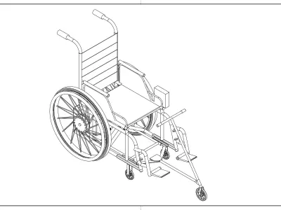 Wheel Chair Free 3D model