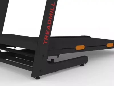 Treadmill Low-poly 3D model get