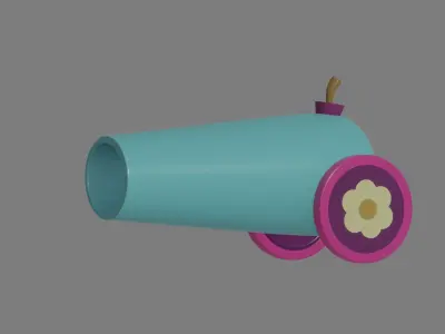 Party Cannon 3D model