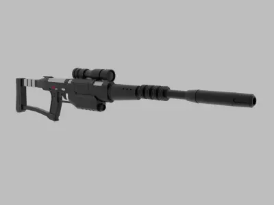 773 Firepuncher Rifle 3D model