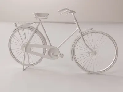Bicycle vintage 3D model purchase