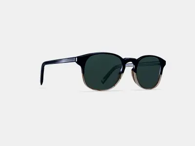 Downing Sunglasses in Antique Shale Fade 3D model