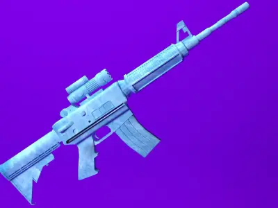 M416 Gun Free 3D model purchase
