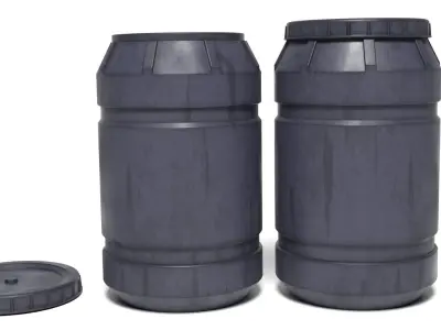 Suspension Fluid Drum 1-18 scale Kenner Hasbro 3D print model