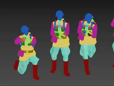 Russian soldiers 3D print model purchase