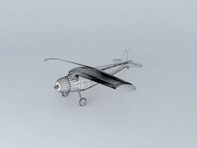 Cessna 195b Free 3D model