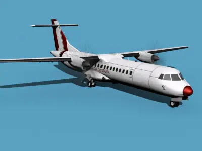 ATR  ATR-72-600 Guardia Coastiera 3D model
