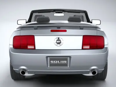 Ford Mustang GT Convertible 2005 3D model