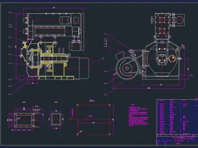Ring Die Feed Pellet Mill 9KH30 3D model