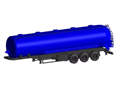 WATER TANK Trailer 3D model