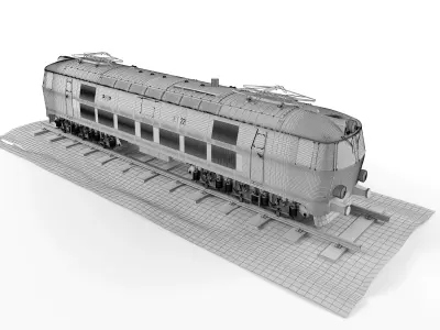 Pafawag 201E ET 22 Electric Train 3D model