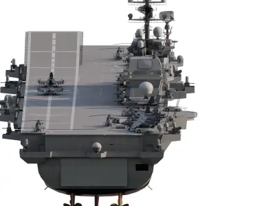 HELICOPTER ASSAULT CARRIER 3D model