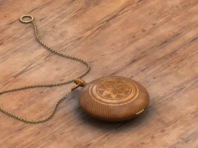 Vintage Watch 3d Model Low-poly 3D model