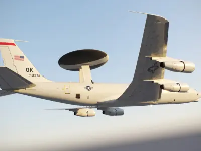 E-3 Sentry AEWC 3D model