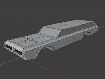 Wagon Body 3D model