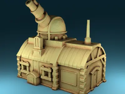 Stylized Middle Ages Set Part 2 3D print model