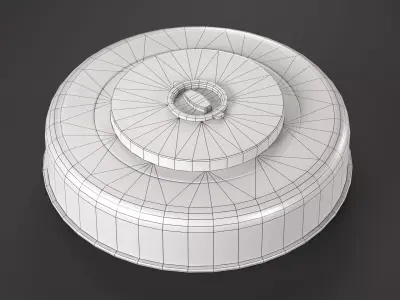 M6 Anti-Tank Mine Low-poly 3D model