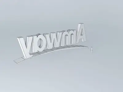 Logo de Amway. Free 3D model