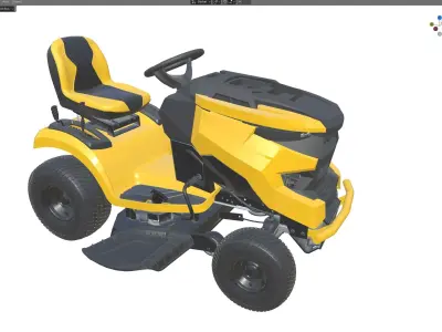 Cub Cadet Lawn Mowers LX42 Low-poly 3D model