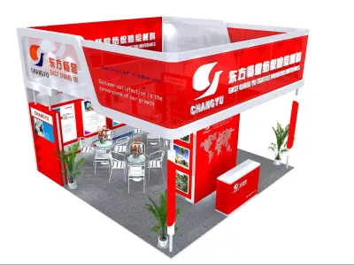 Exhibition - Area -6X6-3DMAX2009-013 3D model