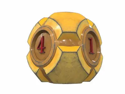 Dice play 4 3D model