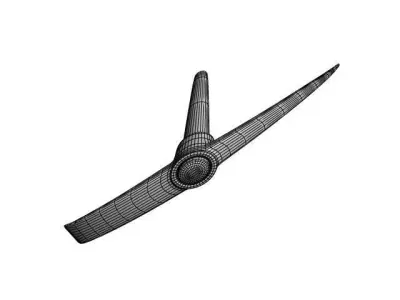 pickaxe wooden sword Low-poly 3D model