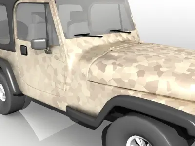 Jeep Wrangler 3D model by yaschan