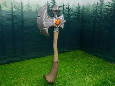 Hatchet Hearstone Free 3D model