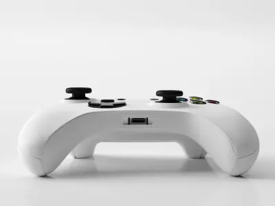 Xbox One White Edition Controller 3D model
