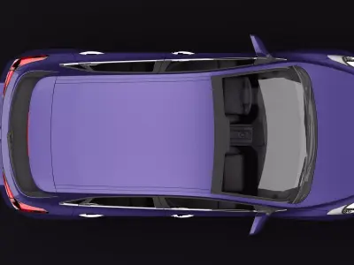 Hyundai i30 Metallic Blue 3D model