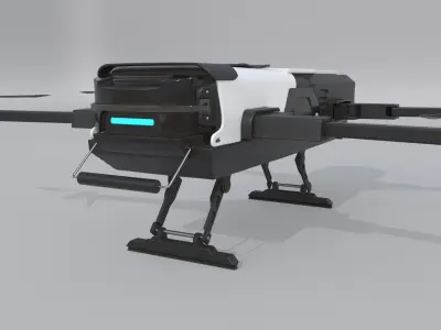 Commercial Drone 3D model