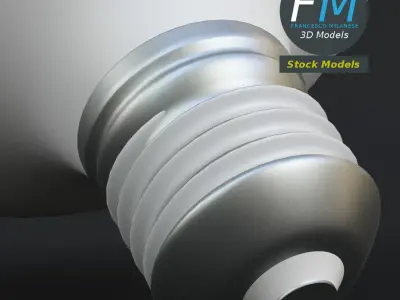 G95 LED globe light bulb 3D model