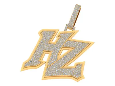 HZ Name Pendent 3D print model