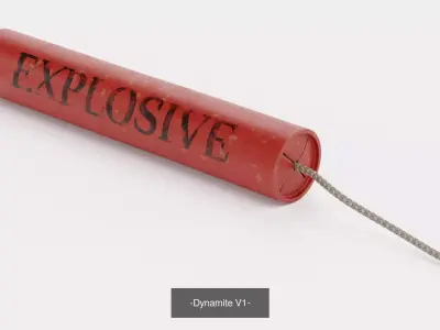 Dynamite Collection - Modular Explosive Props 3D Model Pack