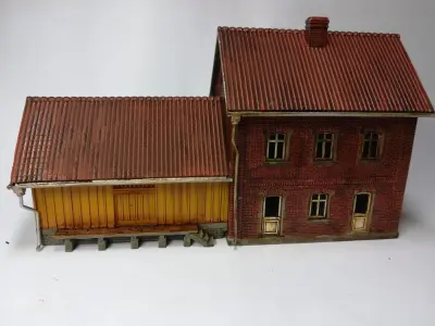 German narrow gauge station Widdern 1-87 resin 3D print model
