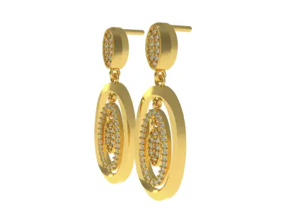 Diamond Pendant Set 44 3D print model