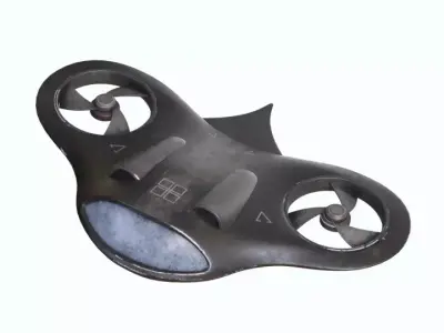 Secret Aircraft  Free 3D model