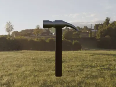 Hammer 3D model 8