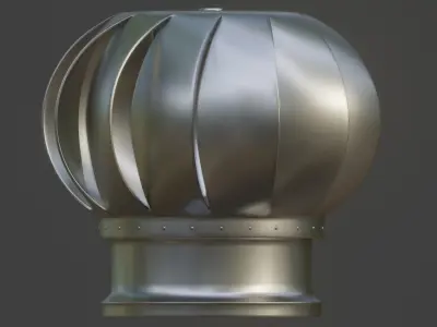 Cartoon Eolic Exhaustor 3D model