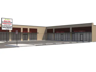 Retail-102 Retail Store 3D model