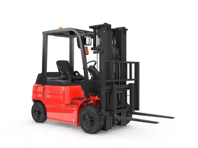 Forklift Animated 3D model