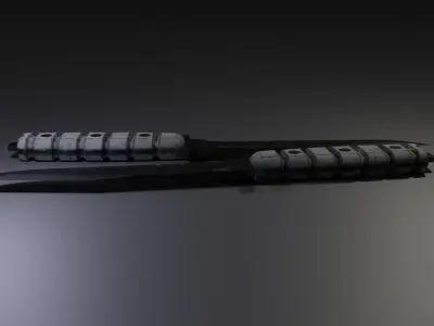 TPUS01  US Combat knife Low-poly 3D model