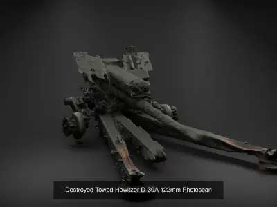 Military Vehicle Missile Pack Photoscan High Poly