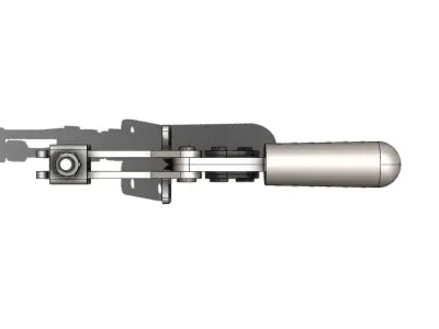 Grampo de Acao Rapida Quick Action Clamp Kifix KF 152 3D model