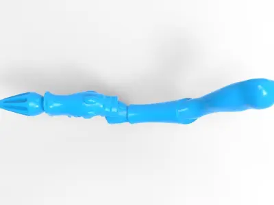 Space Clown - Fusion Pistol with Arm 3D print model