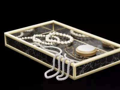 Jewelry Box Low-poly 3D model buy