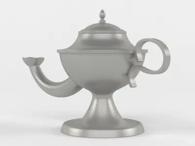 Arabic Oil Lamp 3D model